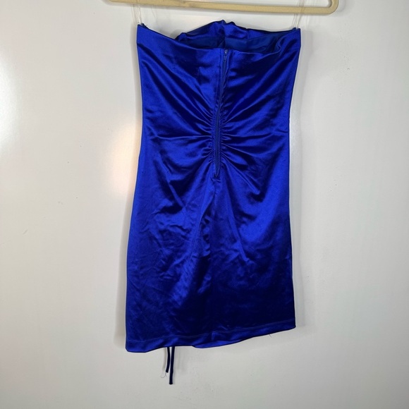 Love Nickie Lew Cobalt Blue Mini Dress Size Medium - Picture 2 of 6